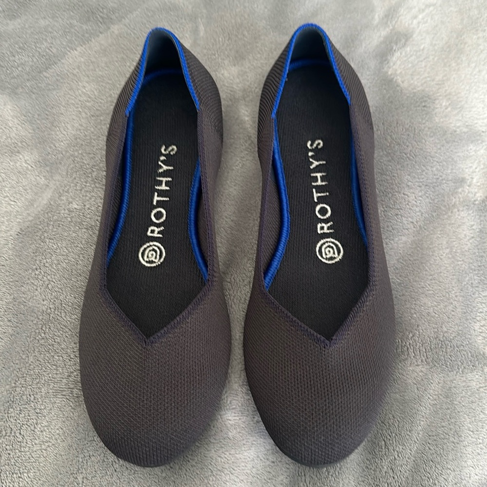 Rothy’s The Flat in shale gray